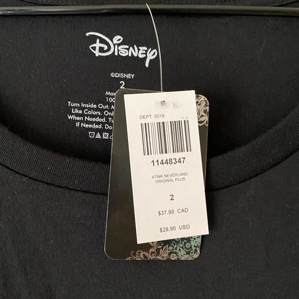 Hot Topic Tinkerbell Neverland Tee - Picture 3 of 3